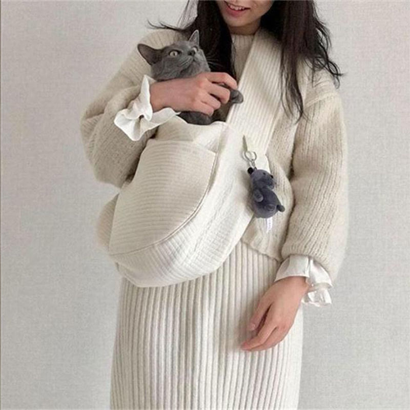 Pet Carrier For Small Animal Portable Outdoor Crossbody Bag