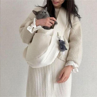 Pet Carrier For Small Animal Portable Outdoor Crossbody Bag