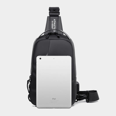 Waterproof Sling Bag Outdoor Casual Chest Bag for Hiking Cycling Traveling