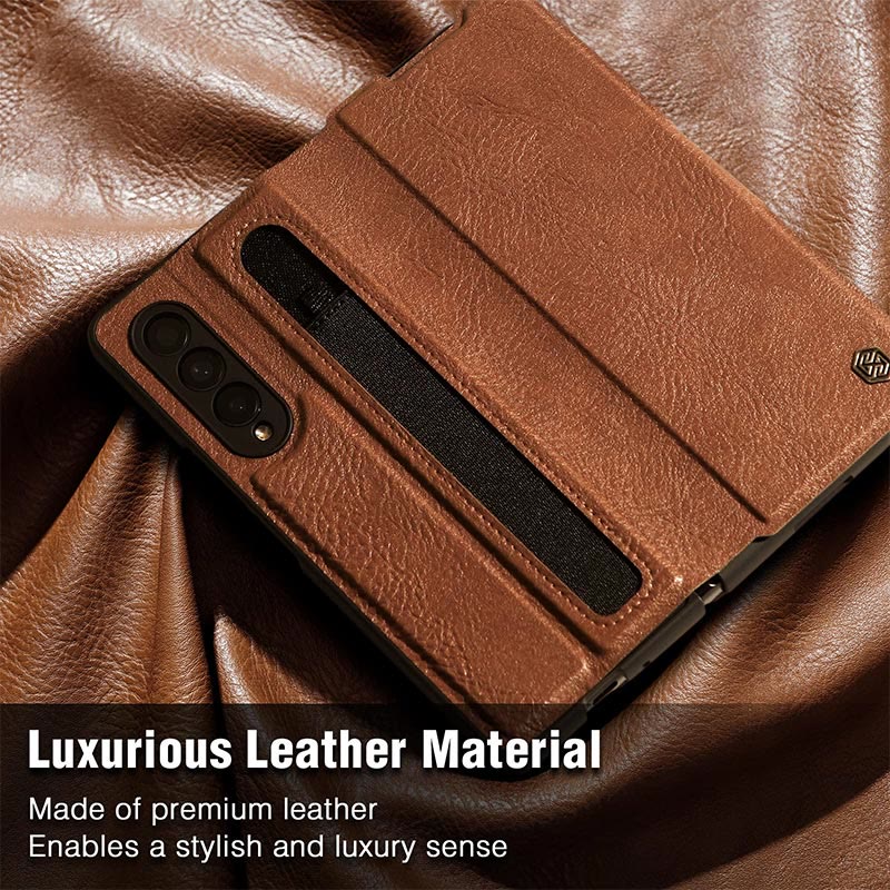 S-Pen Pocket Design Phone Case For Samsung Leather Protective Cover