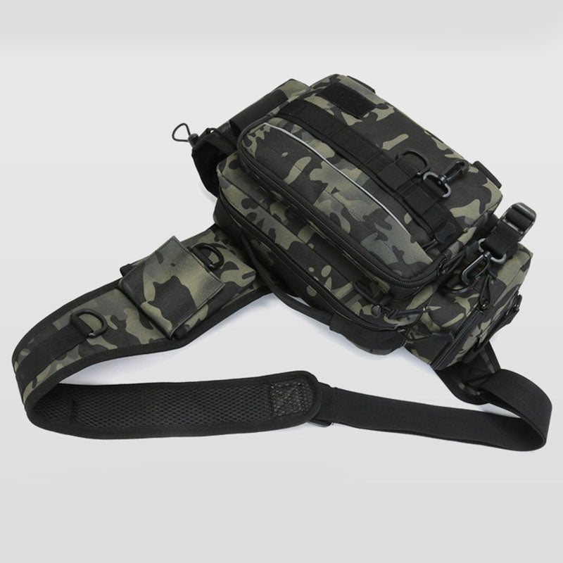 Multifunctional Large Capacity Waterproof Fishing Hiking Waist Bag Crossbody Bag