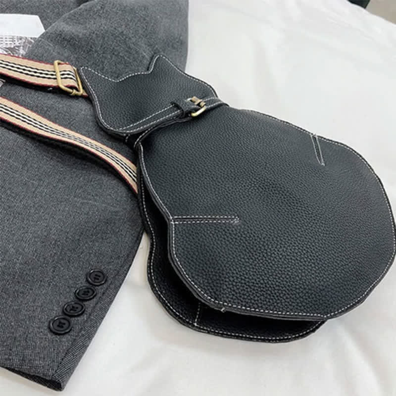 Cute Cat Shaped PU Leather Sling Bag Ladies Crossbody Shoulder Bag
