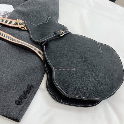 Cute Cat Shaped PU Leather Sling Bag Ladies Crossbody Shoulder Bag