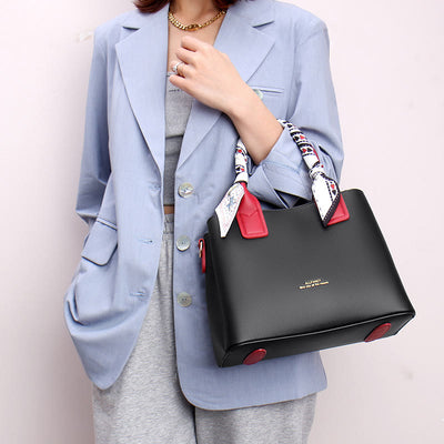 Elegant Handbag For Women Detachable Silk Handle Ladies Crossbody Bag