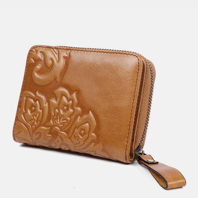 Multifunctional Retro Genuine Leather Coin Purse