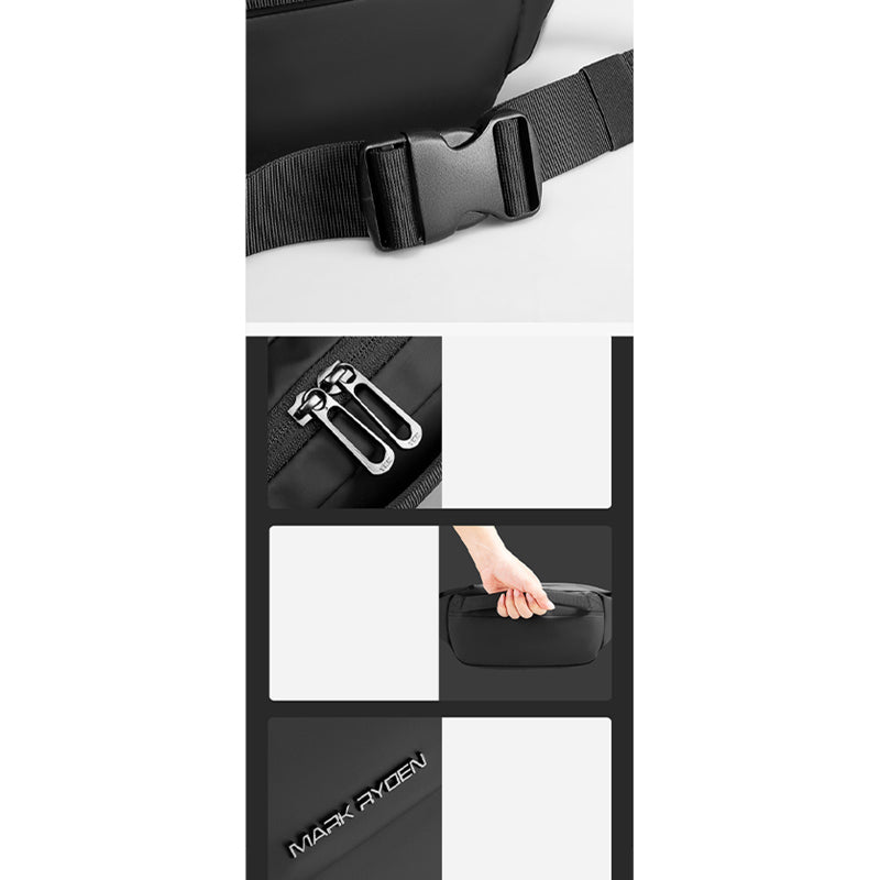 Small Chest Bag for Men Functional Waterproof Casual Daypack Sling Shoulder Bag