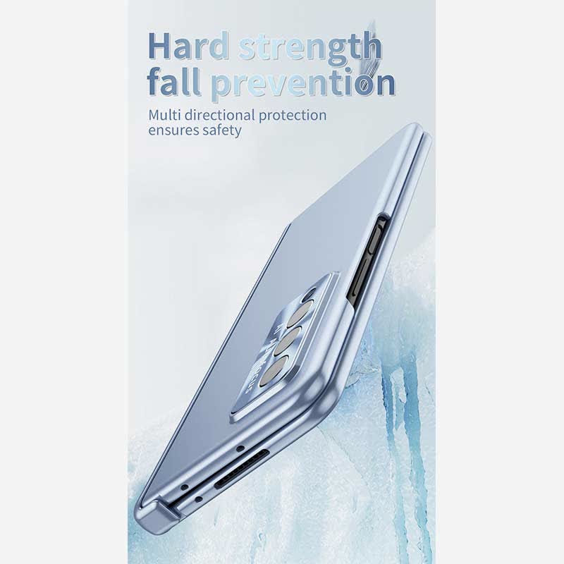 Magnetic Hinge Protection Phone Case for Galaxy Z Fold 3/4/5/6 with S Pen Holder