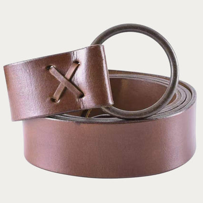 Medieval Sabre Belt Viking Knight Celtic Ring Leather Holster