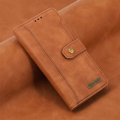 iPhone 13 12 11 Wallet Case Flip Magnetic PU Leather Cover with Kickstand Card Slot