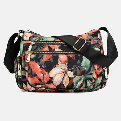 Lightweight Flower Printed Crossbody Bag