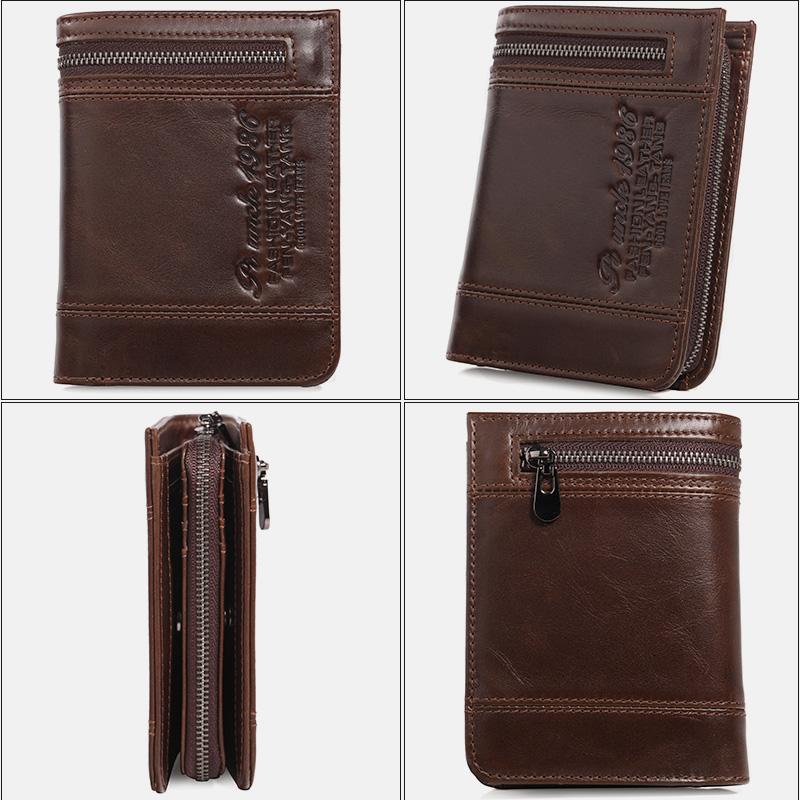 Large Capacity Bifold Retro Wallet
