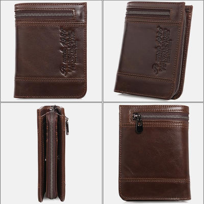 Large Capacity Bifold Retro Wallet