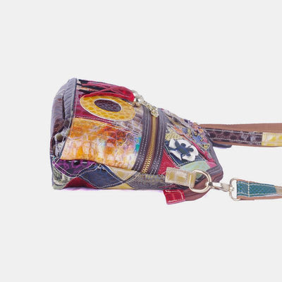 Large Capacity Flower Pattern Crossbody Bag