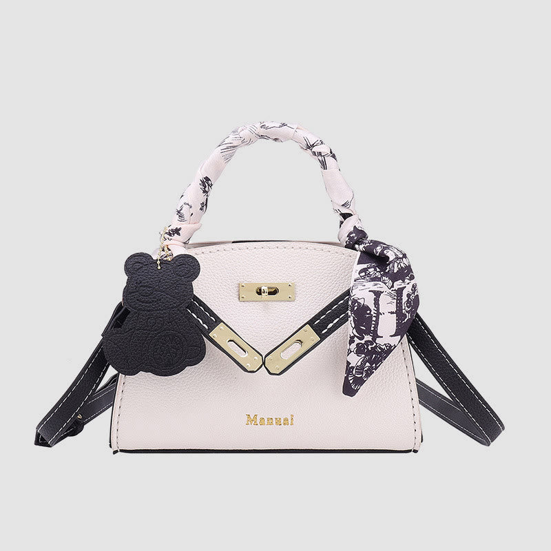 DIY Handbag For Women Retro With Silk Scarf Crossbody Bag