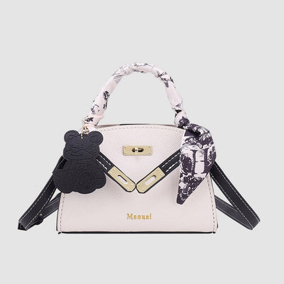 DIY Handbag For Women Retro With Silk Scarf Crossbody Bag