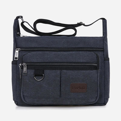 Crossbody Bag For Men Vintage Outdoor Canvas Business Shoulder Bag