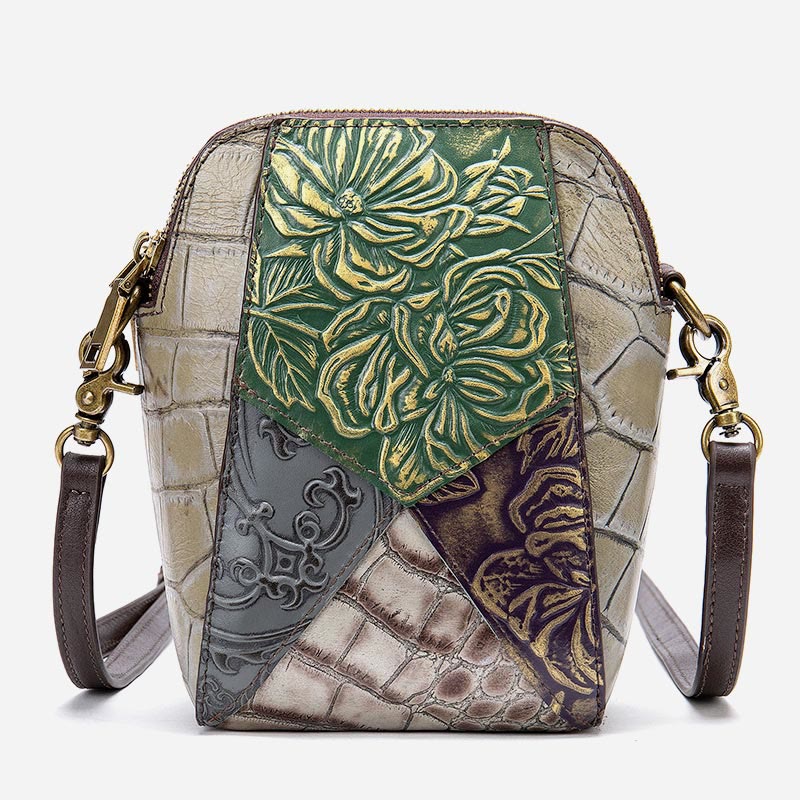 Phone Bag For Women Vintage Custom Mini Cowhide Crossbody Bag