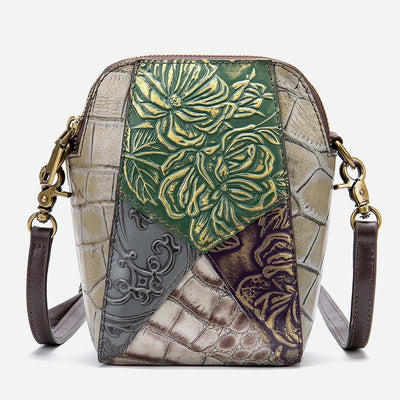 Phone Bag For Women Vintage Custom Mini Cowhide Crossbody Bag