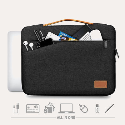 Waterproof Durable Slim Laptop Sleeve Handbag Tablet Briefcase with Top Handle