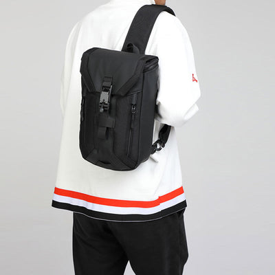 Water-Resistant Sling Bag With USB Charging Port