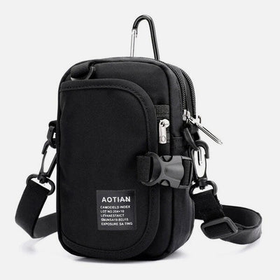 Waterproof Multifunction Solid Crossbody Bag