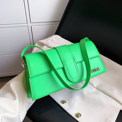 Shoulder Bag For Women Solid Color Square Elegant Dating Bag