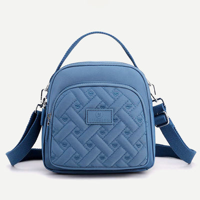 Functional Women Purse Lightweight Nylon Roomy Crossbody Shoulder Bag Mini Backpack
