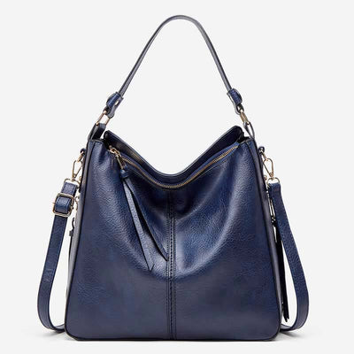 Solid Color Vintage Large Tote