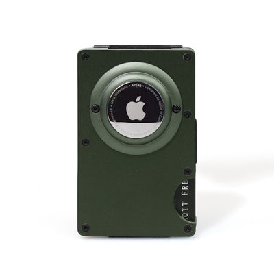 Minimalist Aluminum Metal Airtag Card Case