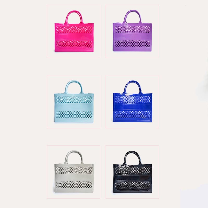 Large Capacity PVC Beach Bag Tote Handbag for Storage Holiday