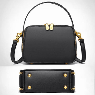 Top-Handle Bag for Women Vintage Embroidery Folk-Custom Shopping Crossbody Bag