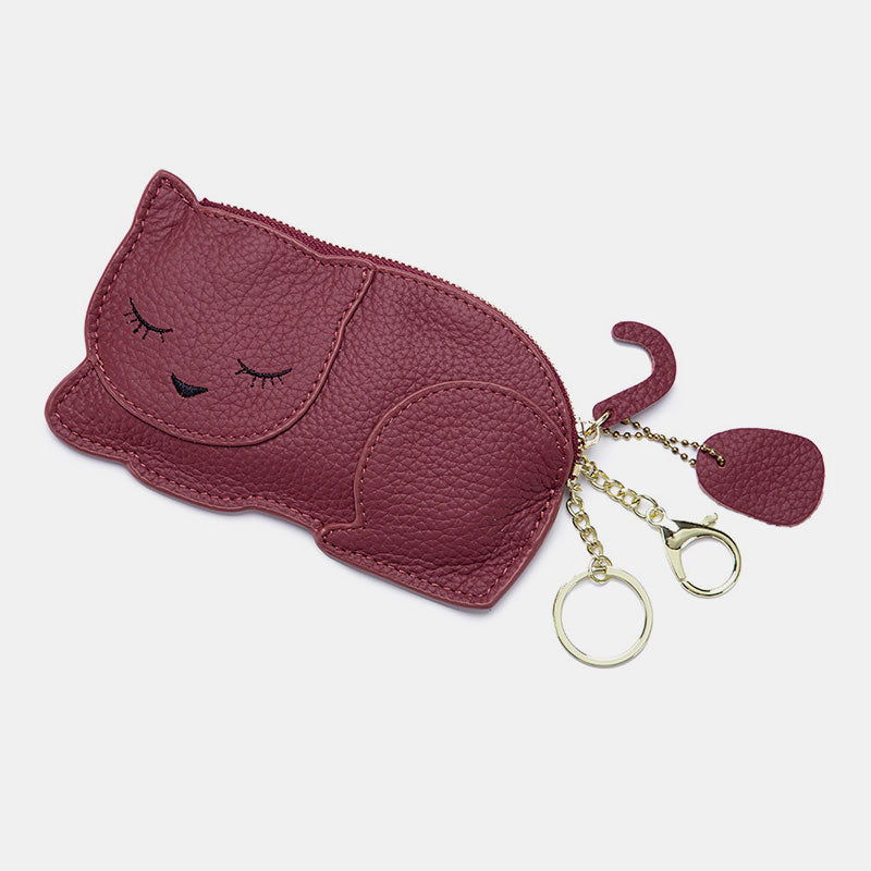 Cute Cat Slim Coin Purse
