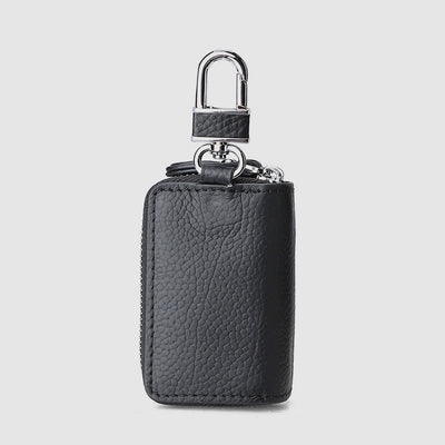 Storage Bag For Men Vintage Cowhide Leather Car Key Bag