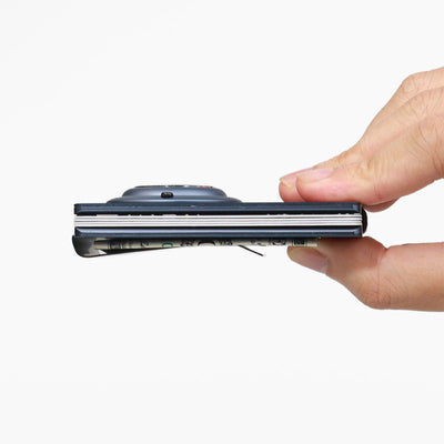 Minimalist Aluminum Metal Airtag Card Case