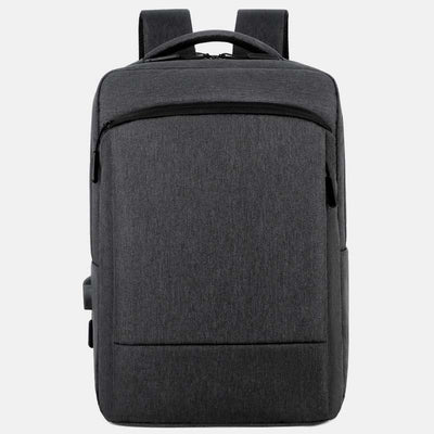 Large Capacity Lightweight Waterproof Expandable Business Backpack With USB Charging Port