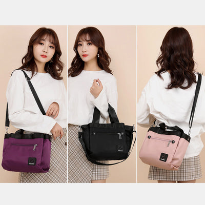 Triple Compartment Women Purses Lightweight Waterproof Crossbody Shoulder Bag