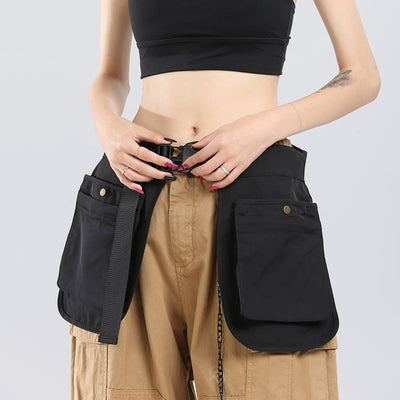 Retro Waist Bag for Women Men Functional Tool Waist Bag Apron