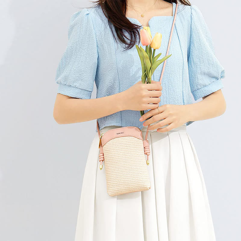 Phone Bag For Women Simple Mini Vertical Crossbody Shopping Purse