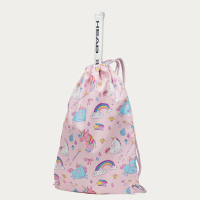 Racket Bag For Outdoor Sports Drawstring Foldable Soft Backpack