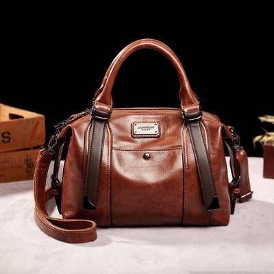 Classic Lady Bag Retro Large Detachable Strap Women Crossbody Handbag