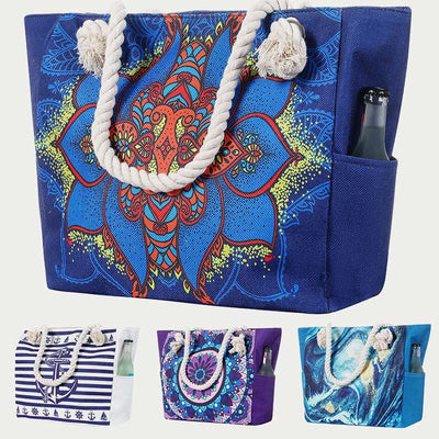 Tote For Daily Use Beach Travel Multi Function Canvas Bag
