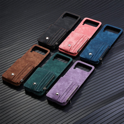 Phone Case For Z Flip 6 / Z Flip 5 2-In-1 Detachable Samll Wallet