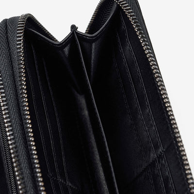 Long Wallet For Men Genuine Leather Retro Casual Clutch