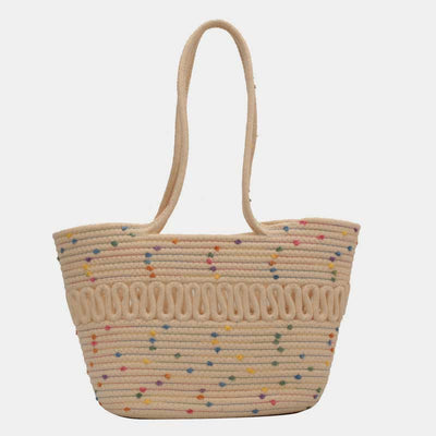 Tote Bag for Women Large Capacity Straw Beach Shoulder Bag