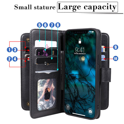 iPhone Wallet Case Lightweight Flip Case with Credit Card Holder