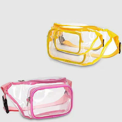 Waist Bag For Women Outdoor Running Fitness Waterproof PVC Bag