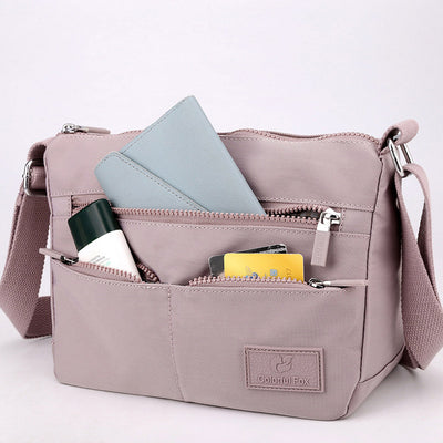 Multi-Pocket Lightweight Waterproof Casual Crossbody Bag