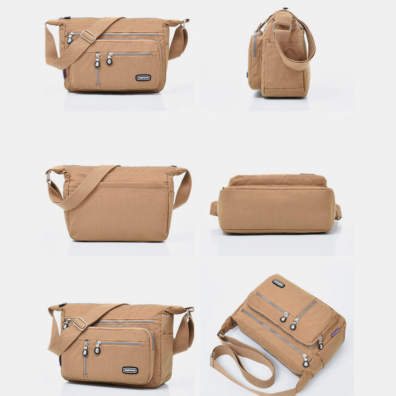 Waterproof Lightweight Casual Nylon Shoulder Purse Crossbody Bag for Women