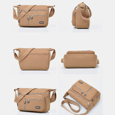 Waterproof Lightweight Casual Nylon Shoulder Purse Crossbody Bag for Women