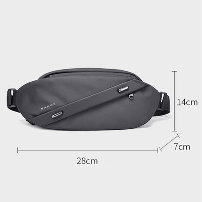 Large Capacity Waterproof Anti-theft Waist Bag Sling Bag